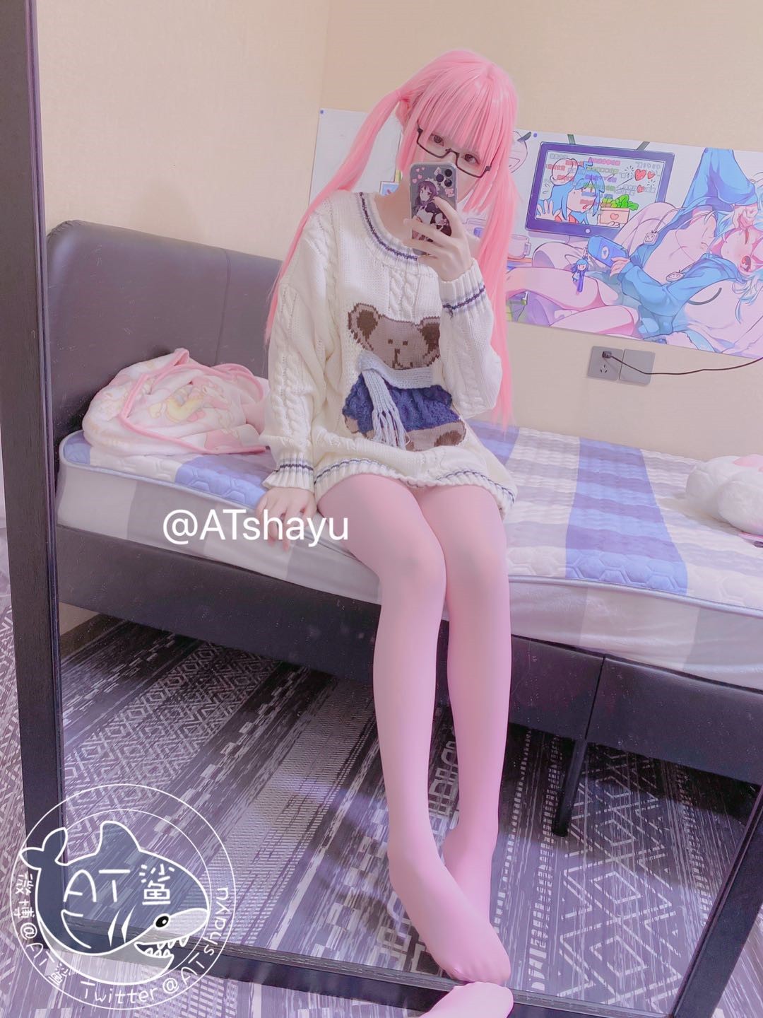 [观火精选]粉色丝袜-AT鲨-48P-10MB
