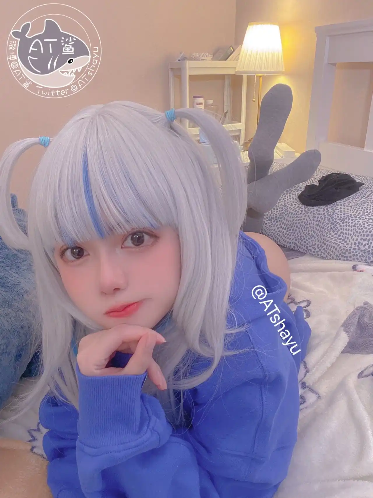 [观火精选]蓝色上衣-AT鲨-25P-6MB